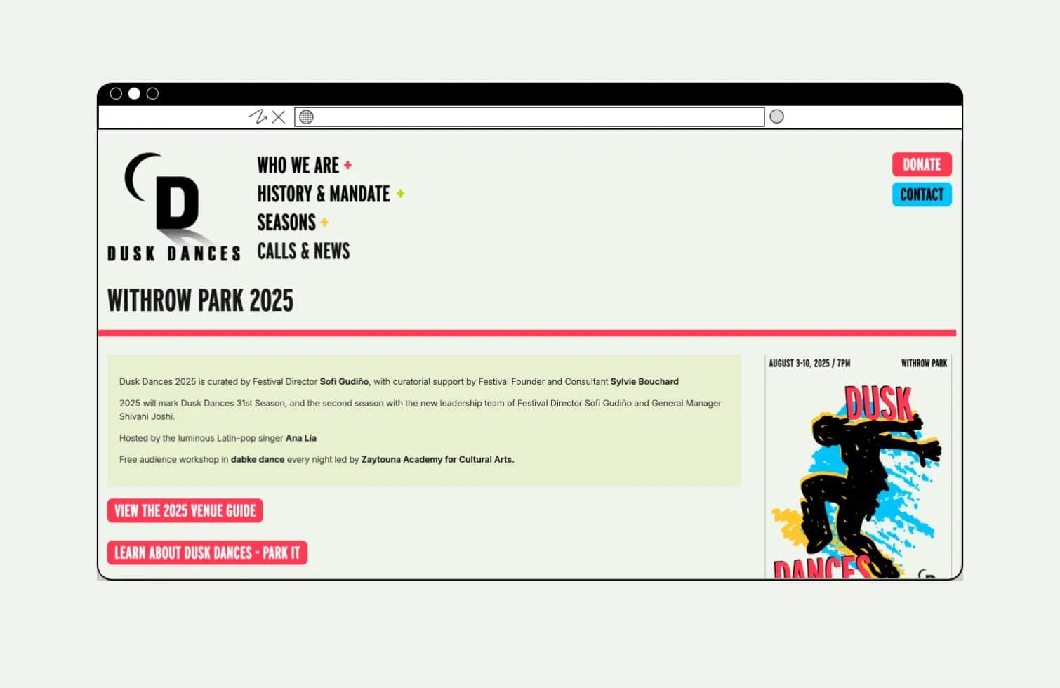 Dusk Dances documentation image 1